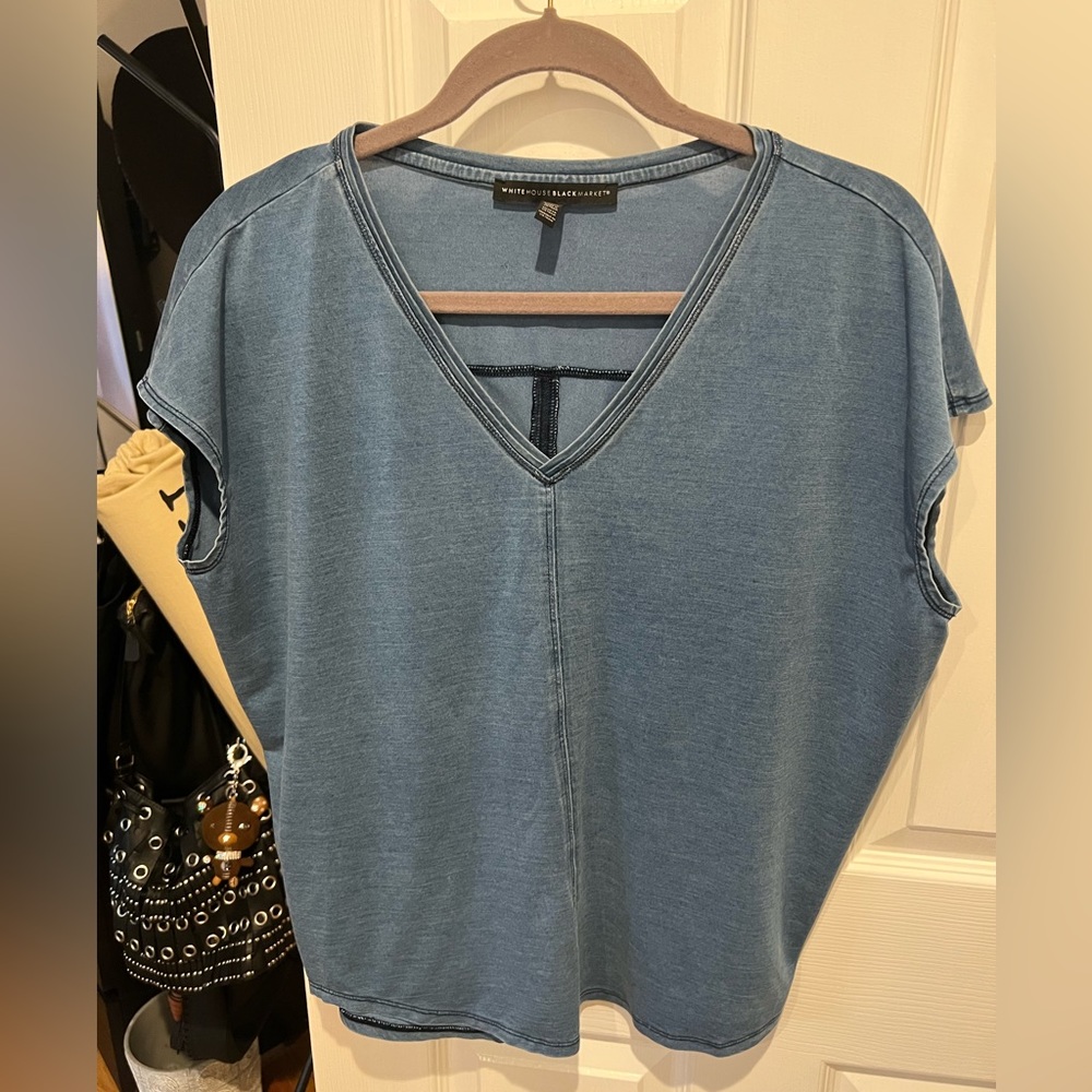 White House Black Market V-neck Shirt